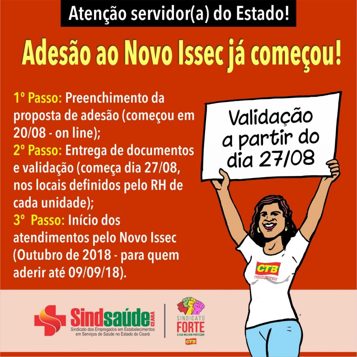 Saiba como fazer a sua adesão ao Novo Issec - Sindsaúde Ceará